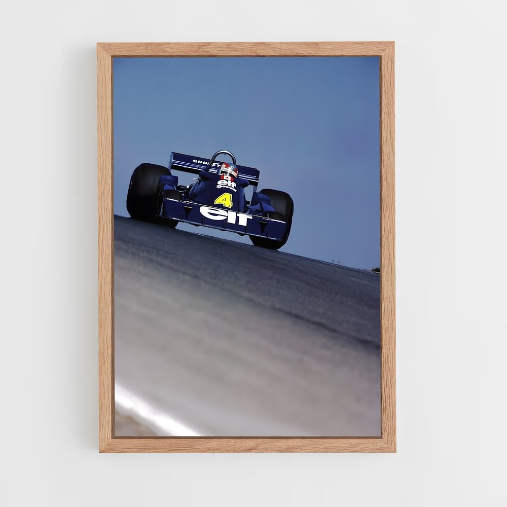 Poster Tyrrell Quatre – affiche Voitures de Formule 1 (vue 4)